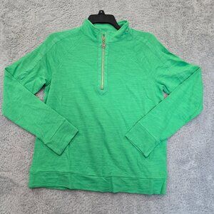 Lilly Pulitzer Women's Spearmint Luxletic Ashlee Half Zip Pullover S Green NEW